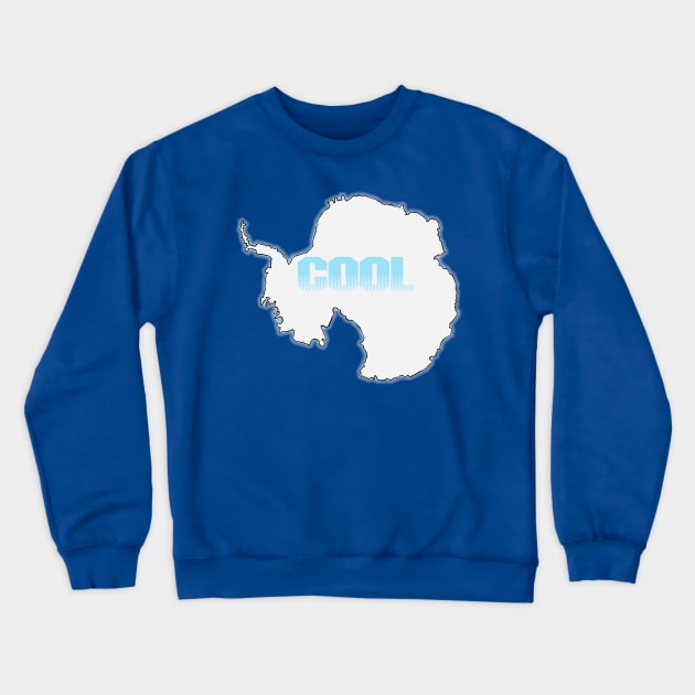 Cool Antarctica Crewneck Sweatshirt by procrastitron4000